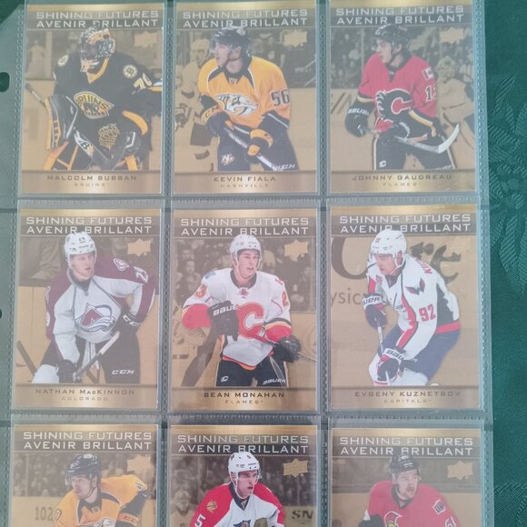 2015-16 Upper Deck Tim Hortons Collector's Series Shining Futures (9 cards) - Picture 1 of 2